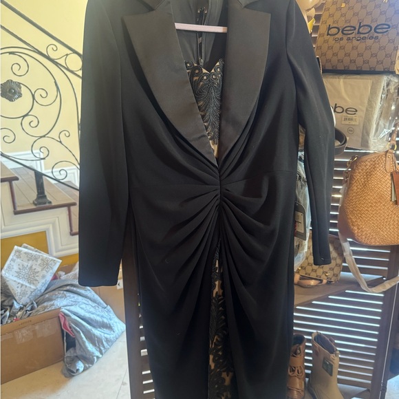 Tadashi Shoji Black Lace Long Sleeve Dress - Picture 7 of 7